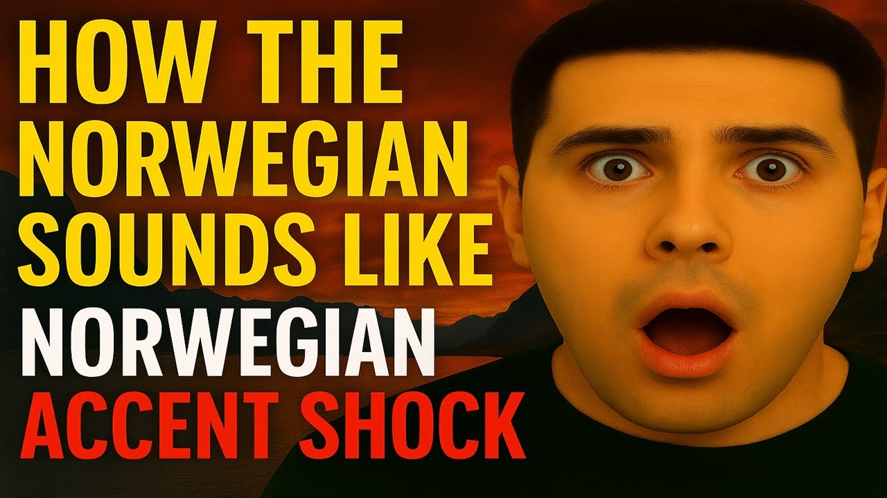 How the Norwegian sounds like: Norwegian Accent Shock 🇳🇴 