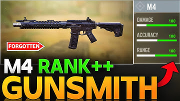 BESTE WAPENSMID VAN HET VERGETEN GEWEER M4 IN CALL OF DUTY MOBILE | M4 BESTE RANK BUILD |