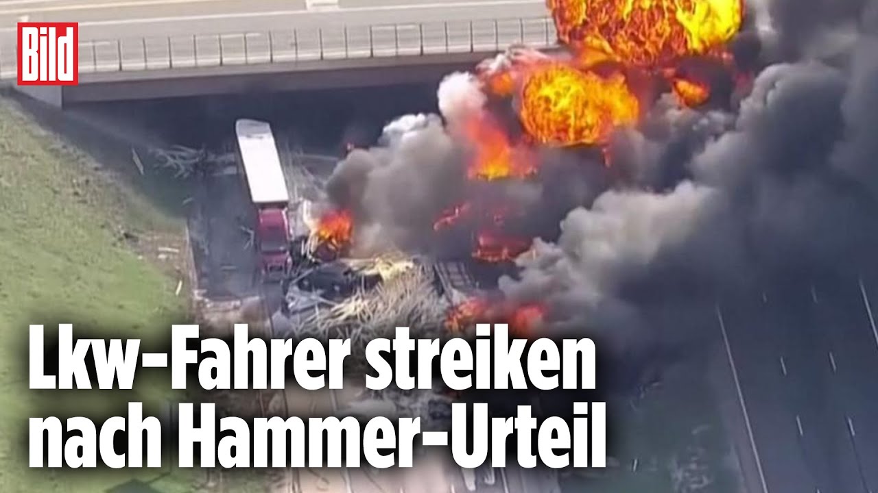 Lkw-Fahrer soll nach tödlichem Unfall für 110 Jahre in den Knast