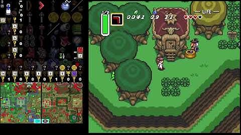 A Link to the Past randomizer: Crosskeys stepladder race