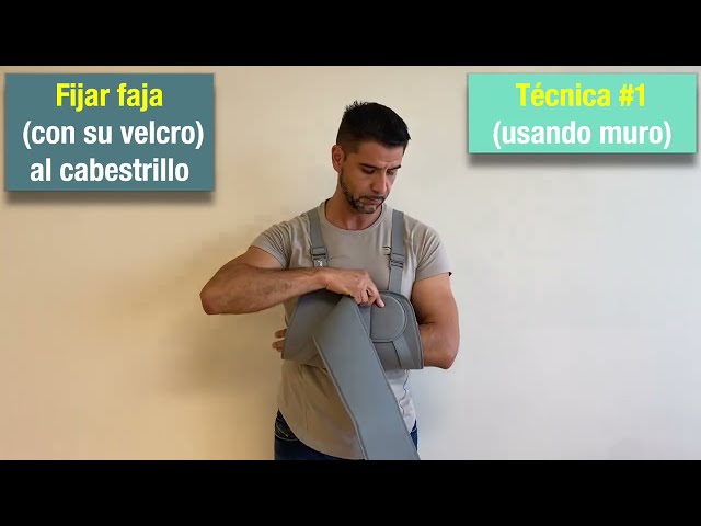 Hombro/codo tutorial #02: Cómo colocar inmovilizador hombro universal en hombro/codo operado