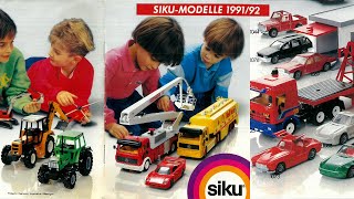 Presentation of all SIKU models in 1991-92. Diecast car