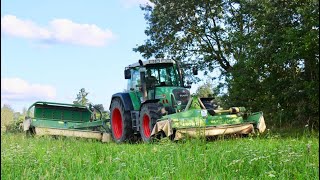 CABVIEW MÄHEN erster Schnitt 2021 mit Fendt und Krone Butterfly