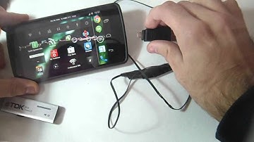 Nexus 5 USB OTG Demonstration