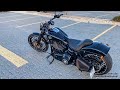 Harley-Davidson Breakout Exhaust Sound (Edgar from Brazil/Ceará)