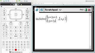 Solve system of linear equations (linSolve)