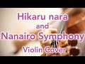 Hikaru nara and nanairo symphony shigatsu wa kimi no uso op1 and op2 violin cover