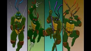 [TMNT] TMNT 2003 intro with the song TMNT 1987.
