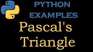 Python Examples 18 # Pascal