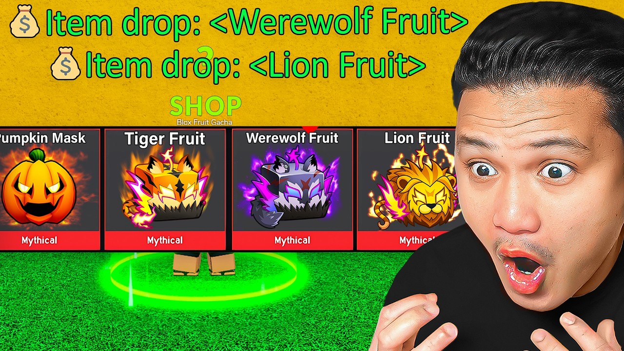 Я бросил 100 хэллоуинских фруктов, чтобы получить ВСЕ НОВЫЕ предметы в Blox Fruits