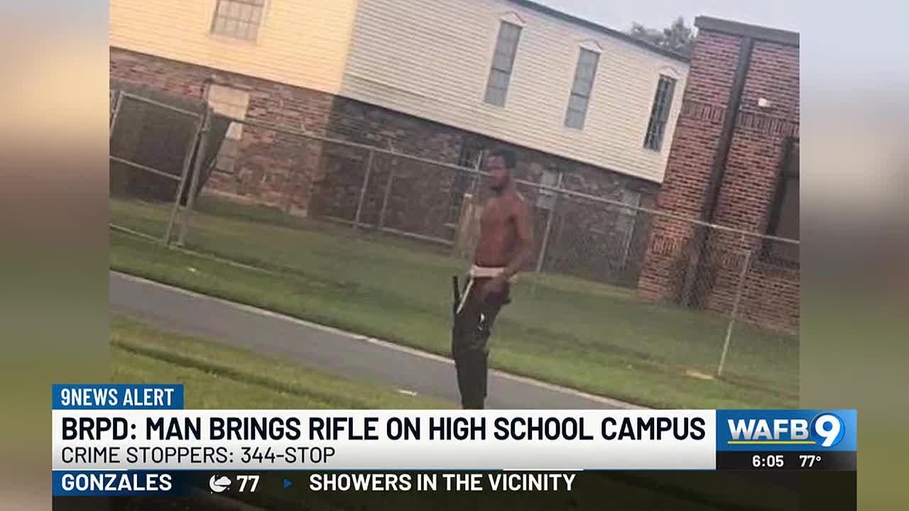 CRIME STOPPERS: Man accused of carrying possible assault rifle on high ...