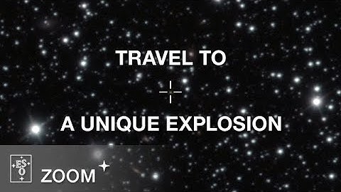 Zooming into an unusually long and repeating explosion