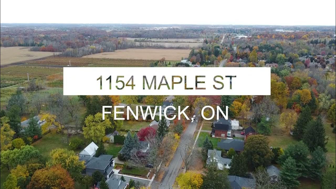 Home For Sale 1154 Maple St, Fenwick, ON YouTube