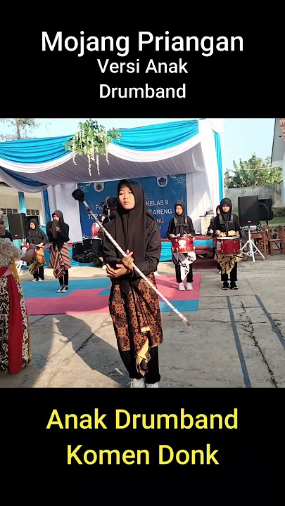 Mojang Priangan Versi anak drumband