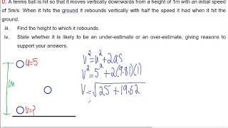 Kinematics: Gravity Ball EXAMPLE 3