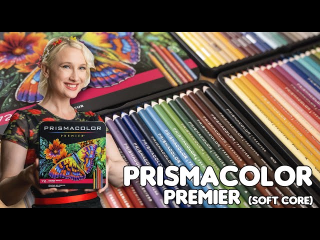 Reviewing The Prismacolor Premier Soft Core Color Pencils - The best  blending wax pencil? 