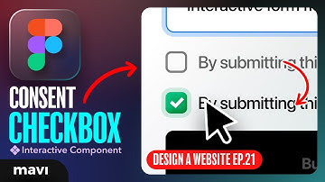 WEB DESIGN IN FIGMA ep.21: Consent CHECKBOX – Free UX / UI Course