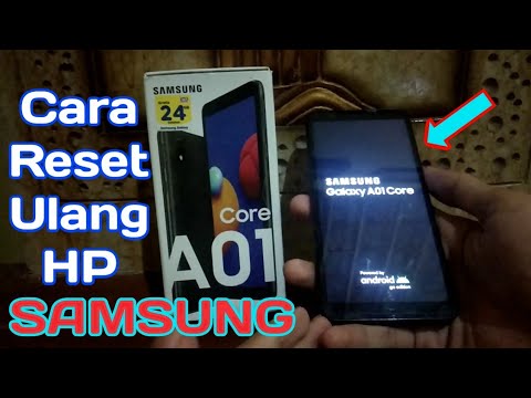 Hard Reset SAMSUNG Galaxy A01 Core  Cara Reset Ulang HP SAMSUNG  Format Ulang HP SAMSUNG  SAMSUNG