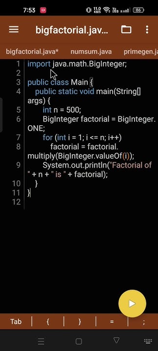 Computing Factorials of Large Numbers in Java - YouTube