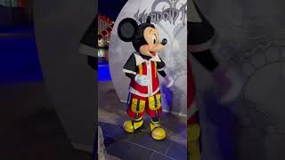 King Mickey at Oogie Boogie Bash 2033 Disneyland California Adventure Park #shorts