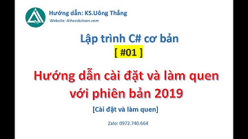 #1 Hướng dẫn cài đặt và giới thiệu Winform trong lập trình C# [phiên bản Visual Studio 2019]