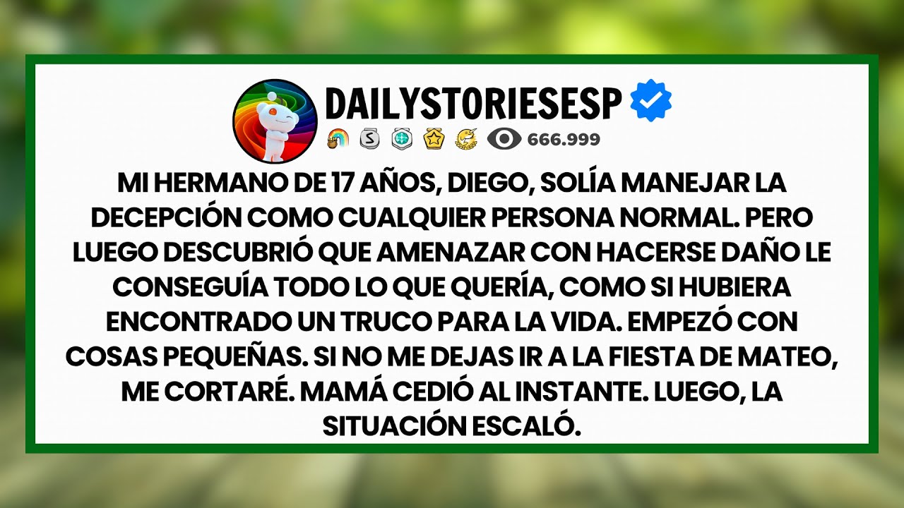 [HISTORIA COMPLETA] ¿Qué pasa cuando el arma favorita de tu hermano se vuelve contra él?