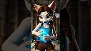 【TOMB CAT RAIDER】Lara Cat: 8-Second Heist! Nabbu Temple CGI Action Short  Epic Realism, Cat