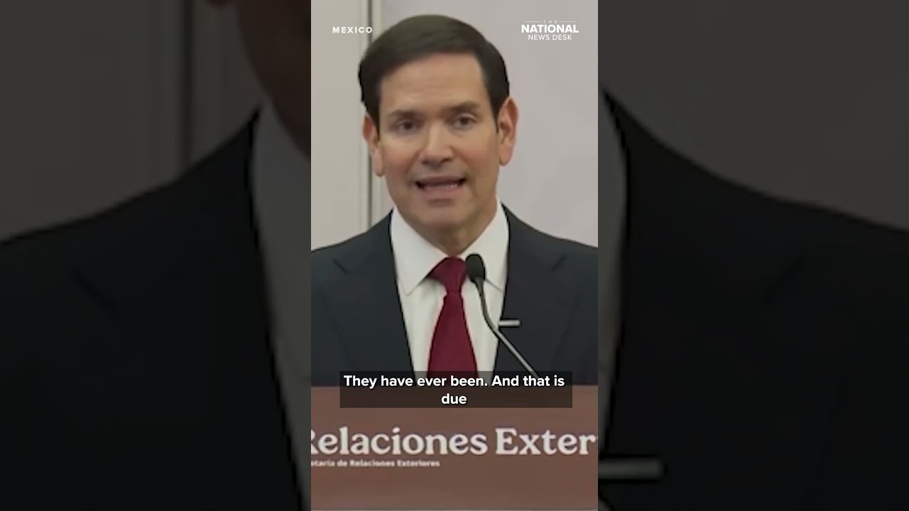 Rubio Meets Mexican President As White House Targets Cartels In Military Operation