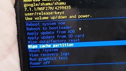Google Nexus 6: How to Wipe Cache Partition Memory