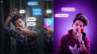 I Miss You Photo Editing Picsart | Instagram Viral Chatting Photo Editing | Editz Club screenshot 4