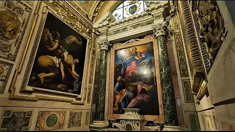 Paintings by CARAVAGGIO in the Church Santa Maria del Popolo (Must See!)