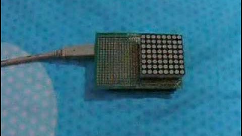 Arduinoを使って8X8マトリクスLEDにテキスト文字を表示する-3日本語・ひらがな・カタカナ漢字表示