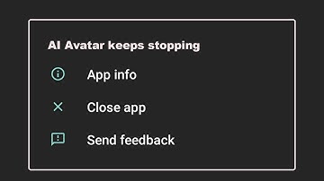 How to fix AI Avatar keeps stopping close app problem android 2025