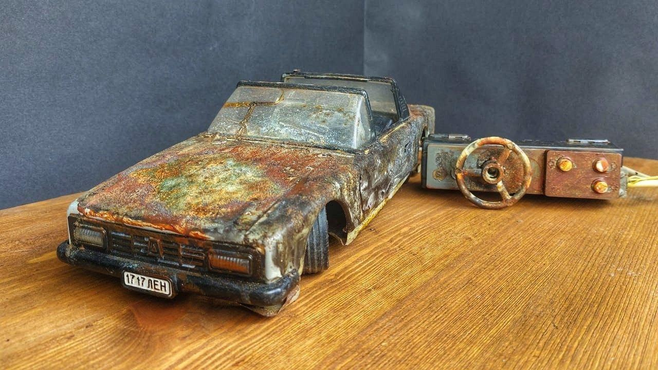 RESTORATION OF FIRST REMOTE CONTROL CAR From the 1970s! YouTube