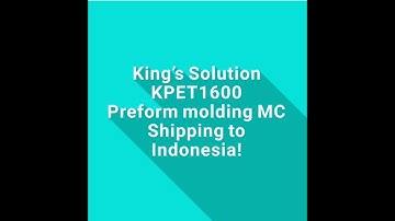 Shipping Process Of The PET Injection Molding Machine - KING