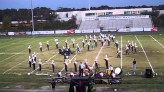F.W. Springstead Marching Eagle Brigade performing "Hot Pursuit" @ Tarpon Springs