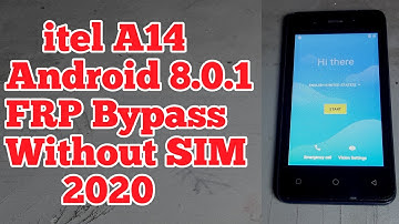 itel a14 google account bypass FRP Unlock without pc 100% ok 2020