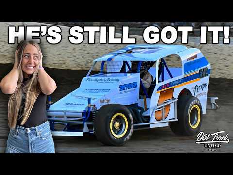 Wow! Billy Pauch Raced His Restored Vintage Modified At Bridgeport Speedway - dirt track racing video