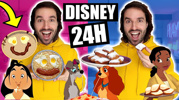Je mange que la NOURRITURE DE DISNEY pendant 24h - CARL IS COOKING