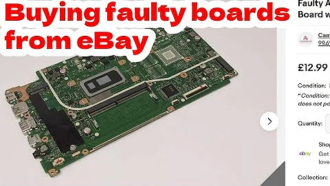 £12 faulty motherboard from eBay - can i fix it? ASUS Vivobook 15 X512FA laptop repair