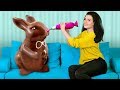 How To Make a Giant Chocolate Easter Bunny / 8 DIY Easter Treats