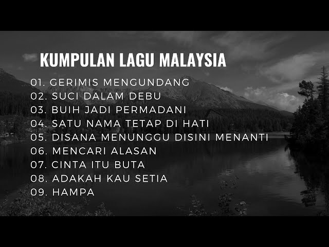 LAGU MALAYSIA LAMA POPULER TERBARU 2023 FULL NO IKLAN !! class=