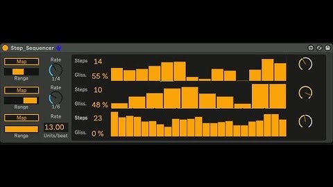 Step Controller Max for live device - Ableton | Max for live | Max msp jitter