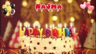 NAJMA Birthday Song – Happy Birthday to You