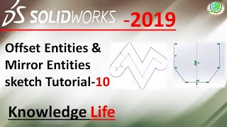 offset and mirror tutorial solidworks 2019