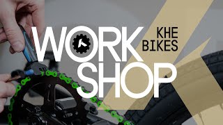 KHEbikes WorkShop - How to replace a BMX chain | How to fix a broken BMX chain