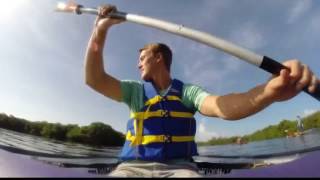 See-through canoes offer paddlers a unique view of the world below