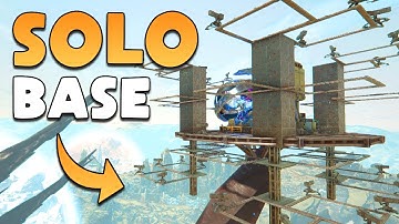 I Built The Most Sneaky SOLO SKY BASE In ARK
