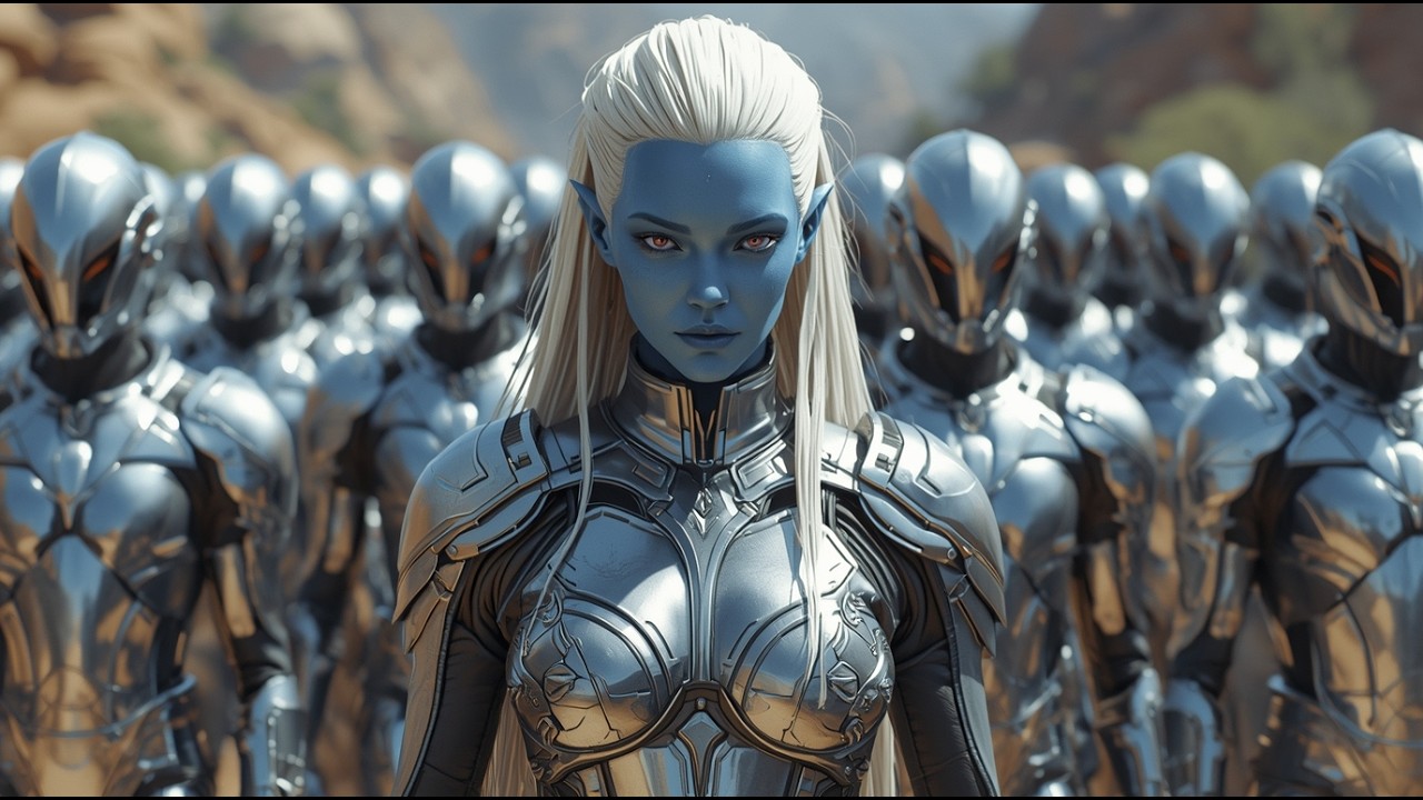 Инопланетная принцесса посмеялась над доспехами человека, а затем он снял их, и тишина наполнила ...