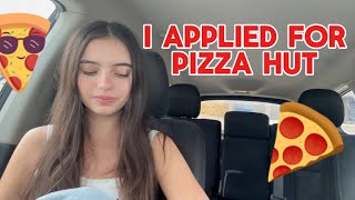 I applied to work at Pizza Hut #life #lifestyle #job #jobinterview #pizza #pizzahut #work #working g